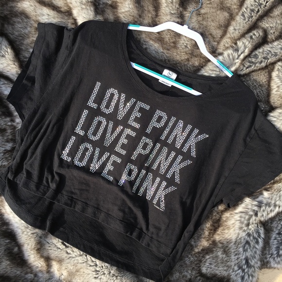 PINK Victoria's Secret Tops - PINK Victoria’s Secret Oversized Crop Top Size XS